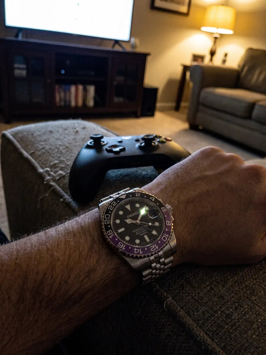 Seiko Mod GMT – Root Beer on the wrist