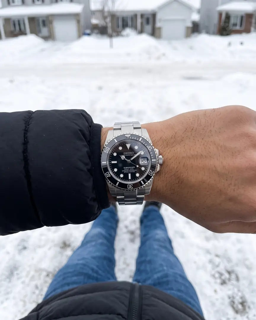 Seiko Mod Submariner 24H – Coke 2-Tone on the wrist