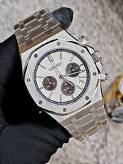 Seiko Mod Royal Oak Chronograph Panda Dial