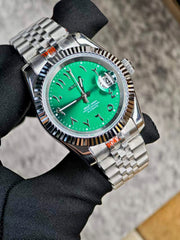 Seiko Mod Datejust - Emerald Green Arabic Dial