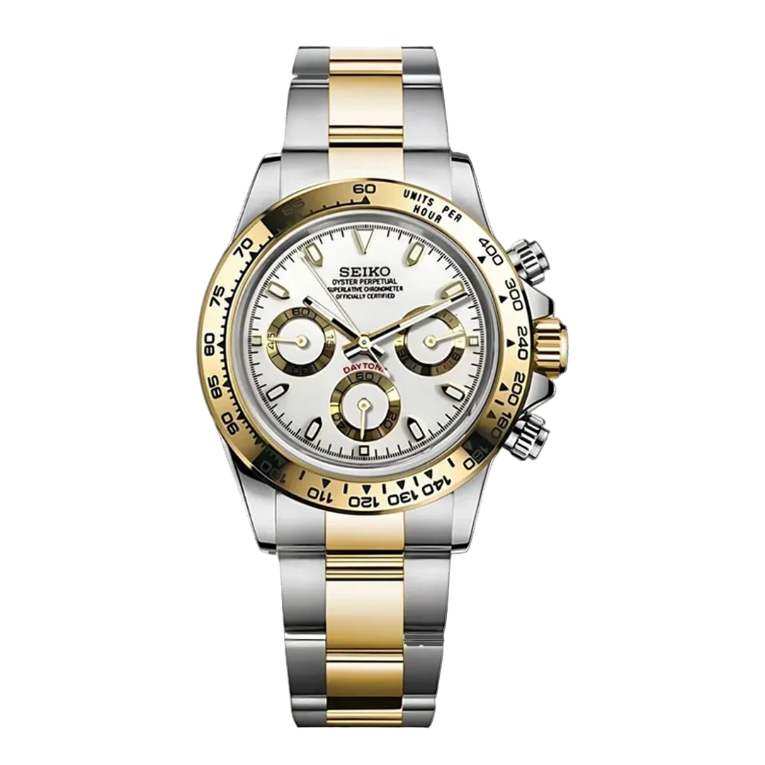 Seiko Mod Daytona – Two-Tone Gold Racer Dial