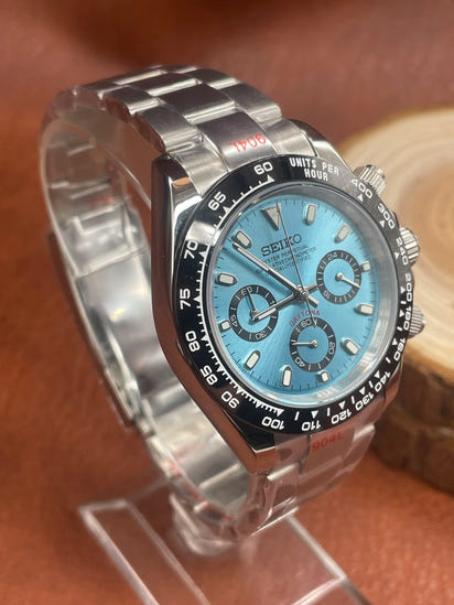 Seiko Mod Daytona - Platinum Racer Dial