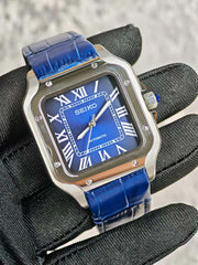 Seiko Mod Santos – Blue Dial