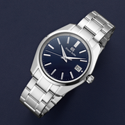 Seiko Mod Grand Seiko Dark Blue wrist shot
