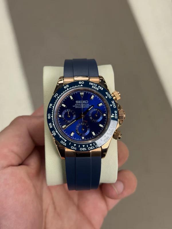 Seiko Mod Daytona - Deep Blue Racer Dial