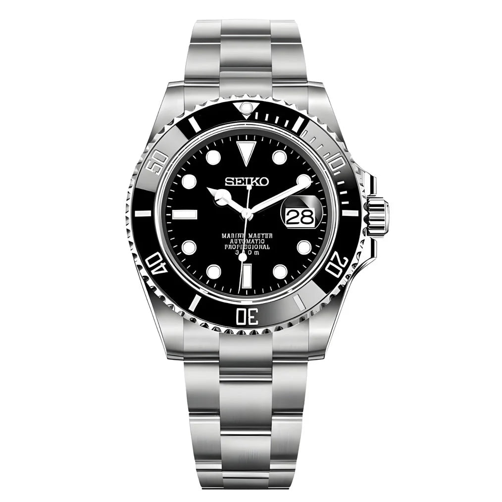 Seiko Mod Submariner – Black