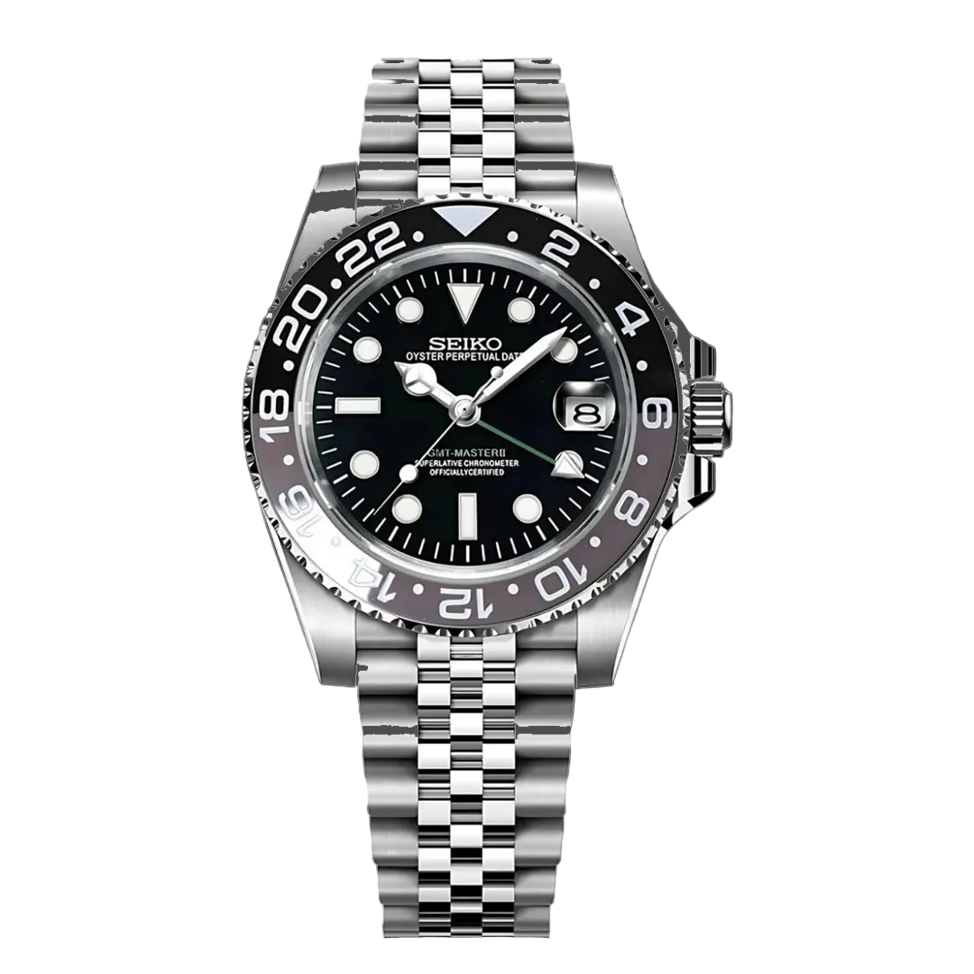 Seiko Mod GMT – Bruce Wayne