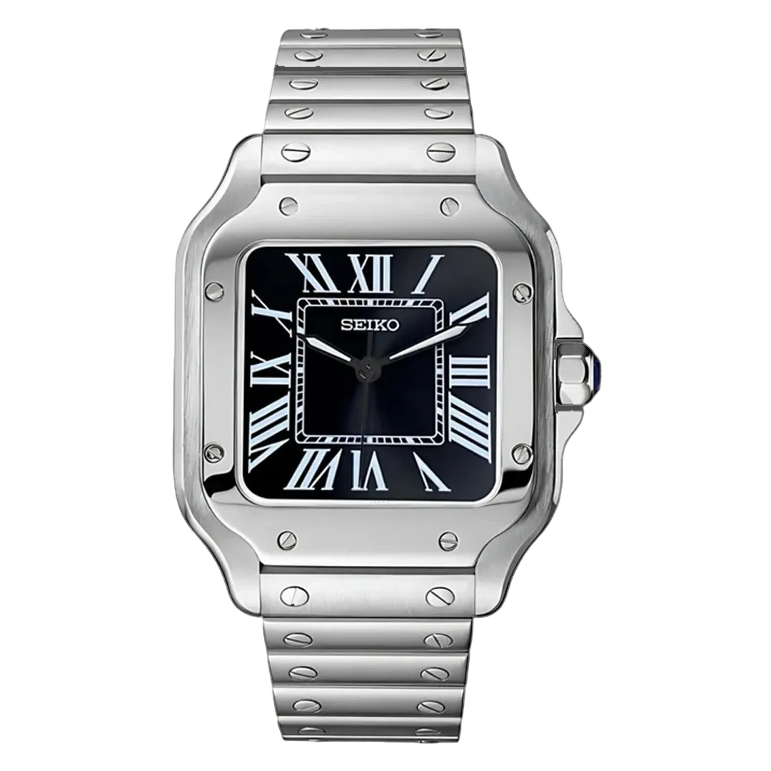 Seiko Mod Santos – Black Dial