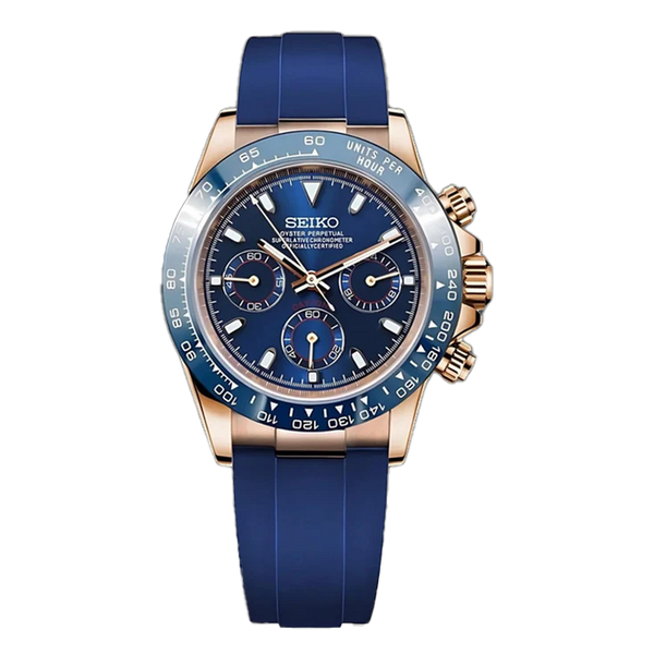 Seiko Mod Daytona - Deep Blue Racer Dial