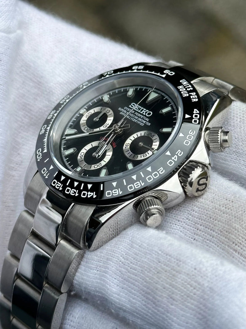 Seiko Mod Daytona – Black
