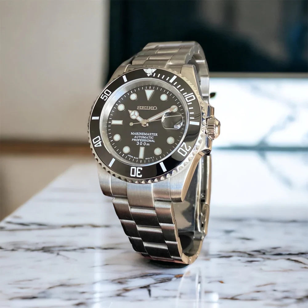Seiko Mod Submariner – Black