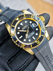 Seiko Mod Yacht-Master – Gold & Black