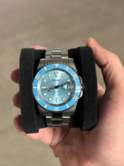 Seiko Mod Submariner - Ice Blue
