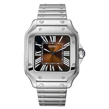 Seiko Mod Santos – Brown Dial