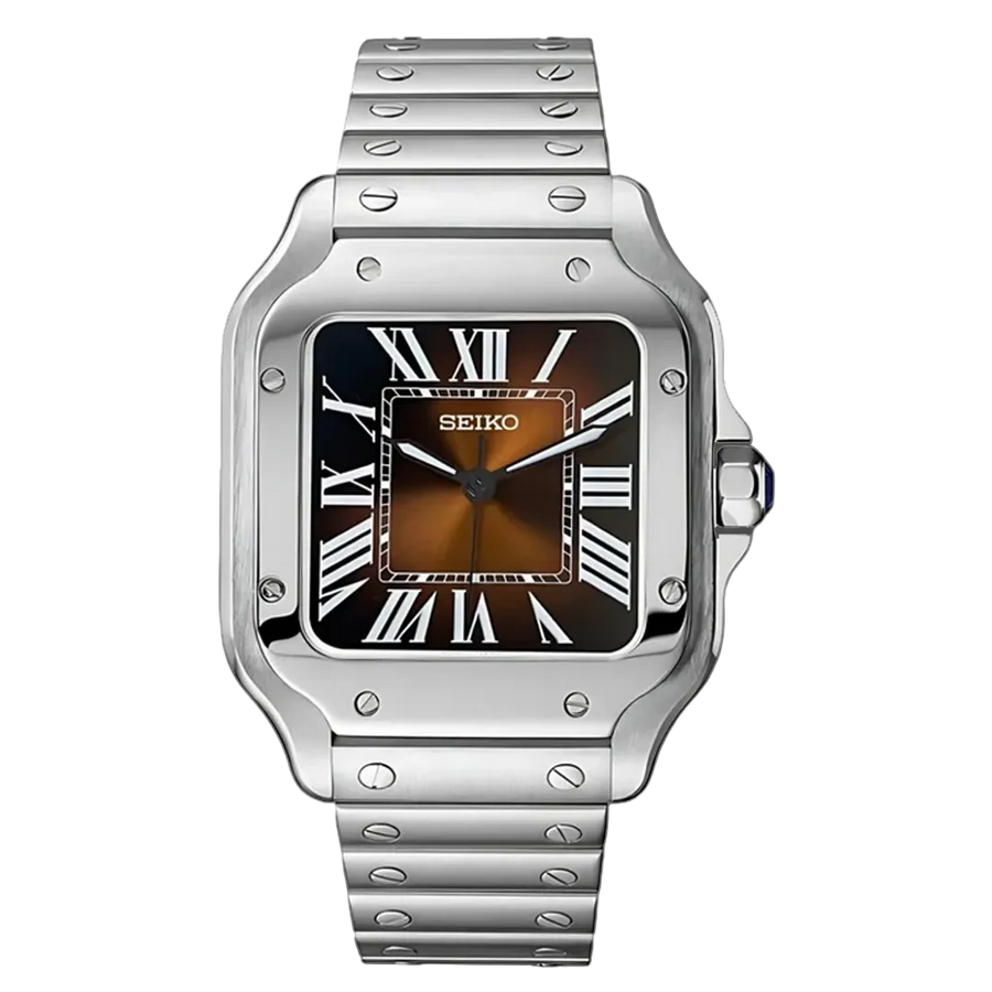 Seiko Mod Santos – Brown Dial