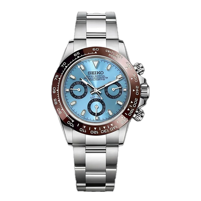 Seiko Mod Daytona - Platinum Racer Dial