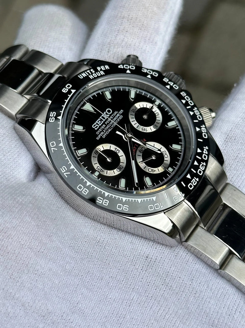 Seiko Mod Daytona – Black