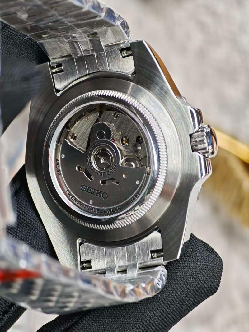 Seiko Mod Submariner - White Steel
