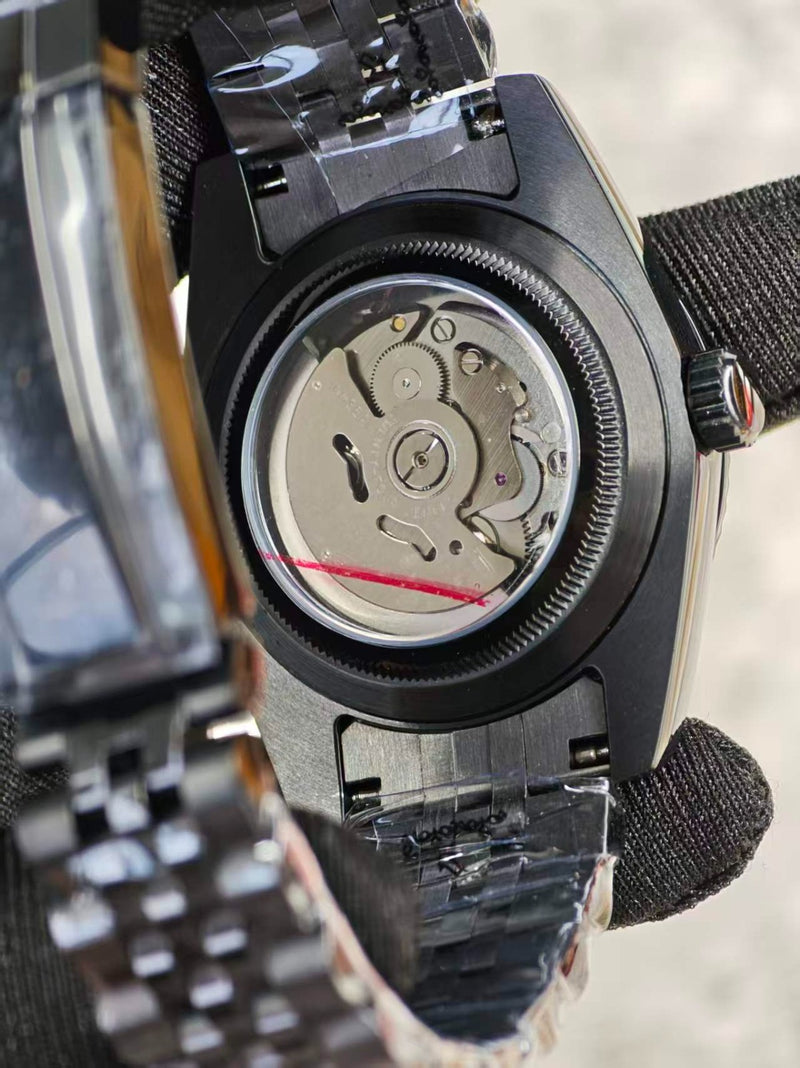 Seiko Mod Datejust – Black Arabic Dial (All-Black)
