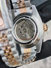 Seiko Mod Datejust - Two-Tone Chocolate Dial