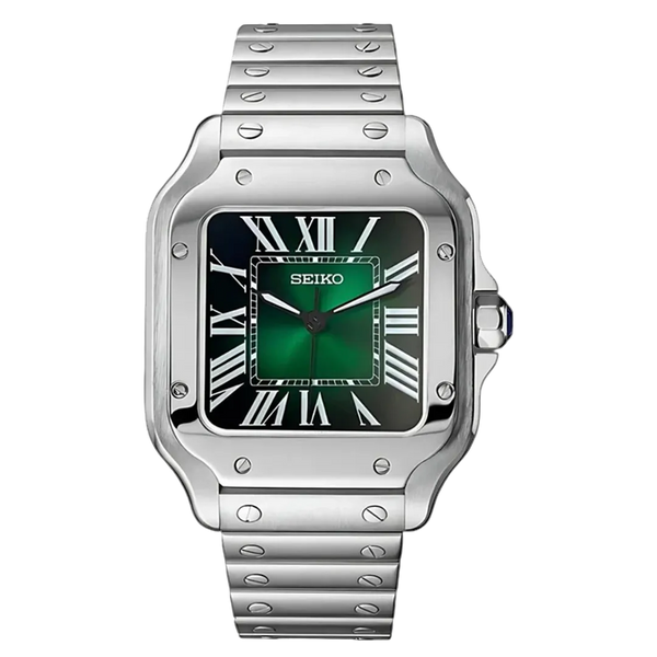 Seiko Mod Santos – Green Dial