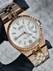 Seiko Mod Land Dweller - Rose Gold