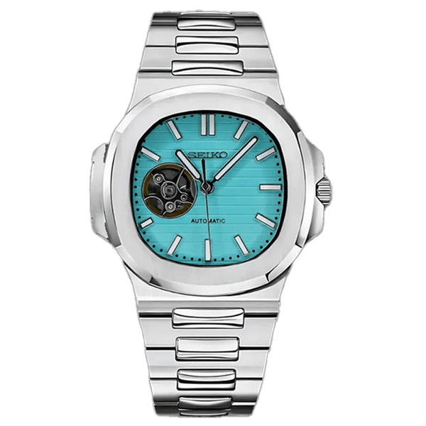 Seiko Mod Nautilus – Tiffany Open-Heart Dial