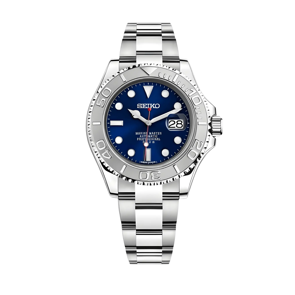 Seiko Mod Yacht-Master Blue