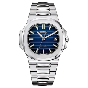 Seiko Mod Nautilus – Deep Blue