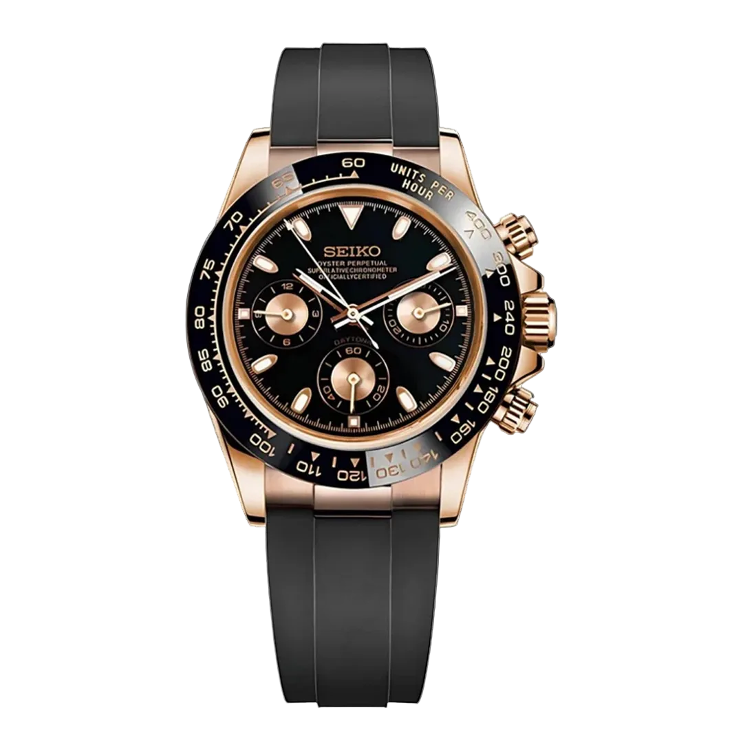 Seiko Mod Daytona - Rose Gold