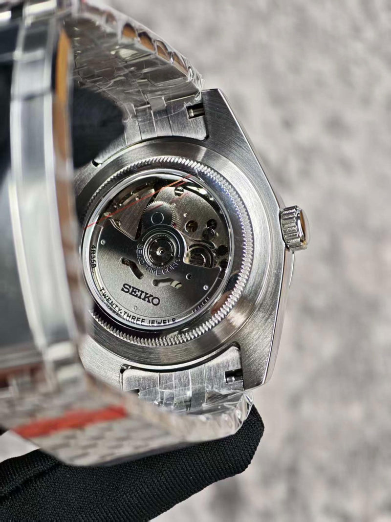 Seiko Mod Datejust - Silver Dial