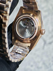 Seiko Mod Day-Date – Rose Chocolate
