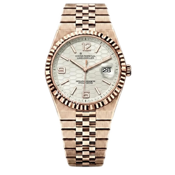 Seiko Mod Land Dweller - Rose Gold