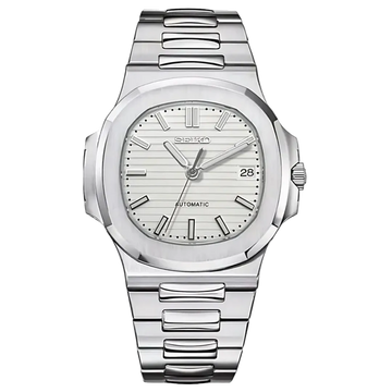 Seiko Mod Nautilus – White Racer Dial