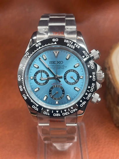 Seiko Mod Daytona - Platinum Racer Dial