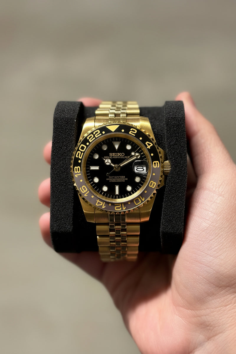 Seiko Mod GMT – Gold