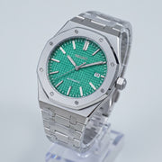 Seiko Mod Royal Oak - Green Tapisserie Dial