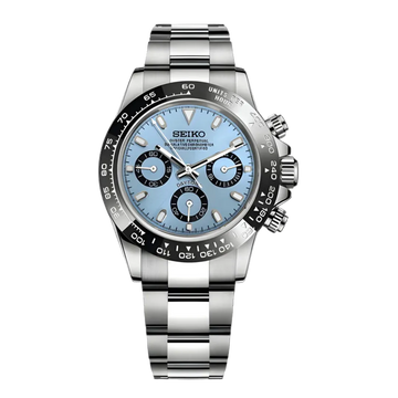 Seiko Mod Daytona - Sky Blue Racer Dial