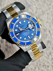 Seiko Mod Submariner - Bluesy Two Tone