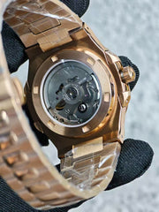 Seiko Mod Nautilus – Rose Gold Chocolate