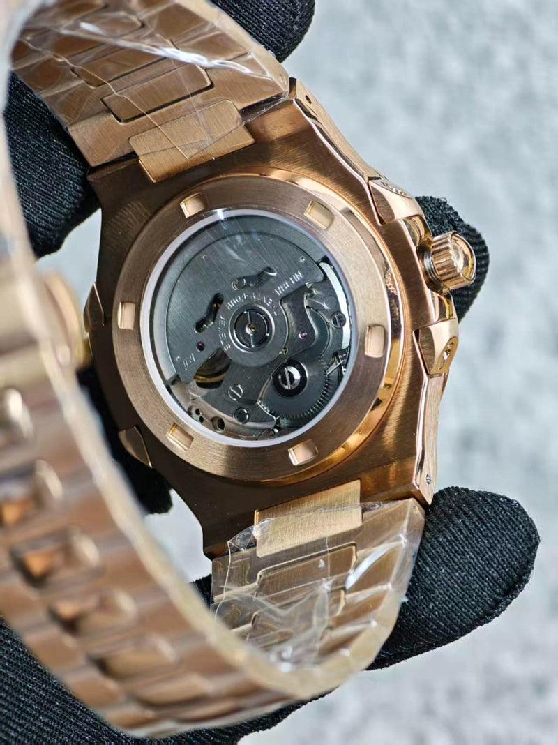 Seiko Mod Nautilus – Rose Gold Chocolate