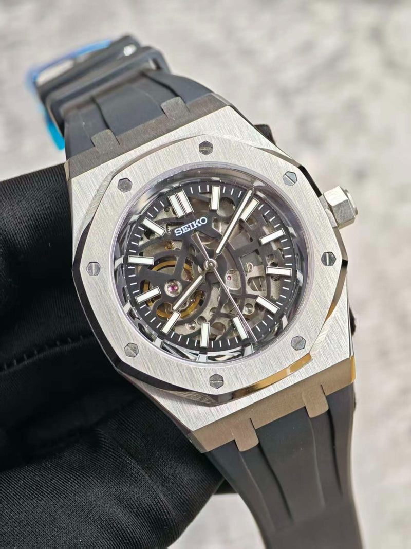 Seiko Mod Royal Oak – Skeleton Dial