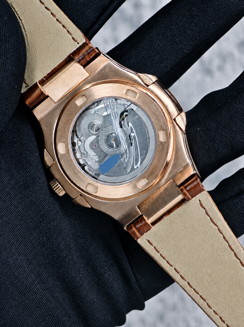 Seiko Mod Nautilus – Rose Gold Chocolate