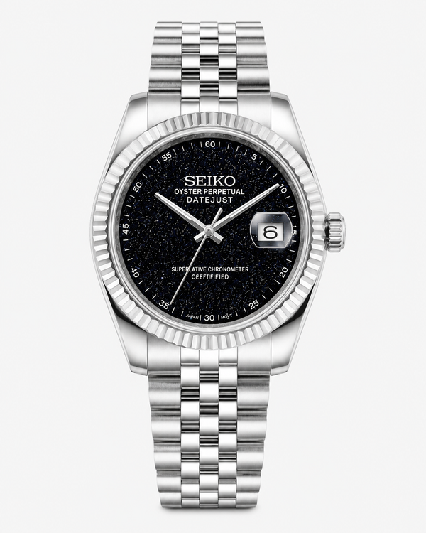 Seiko Mod Datejust – Galaxy Burst Dial