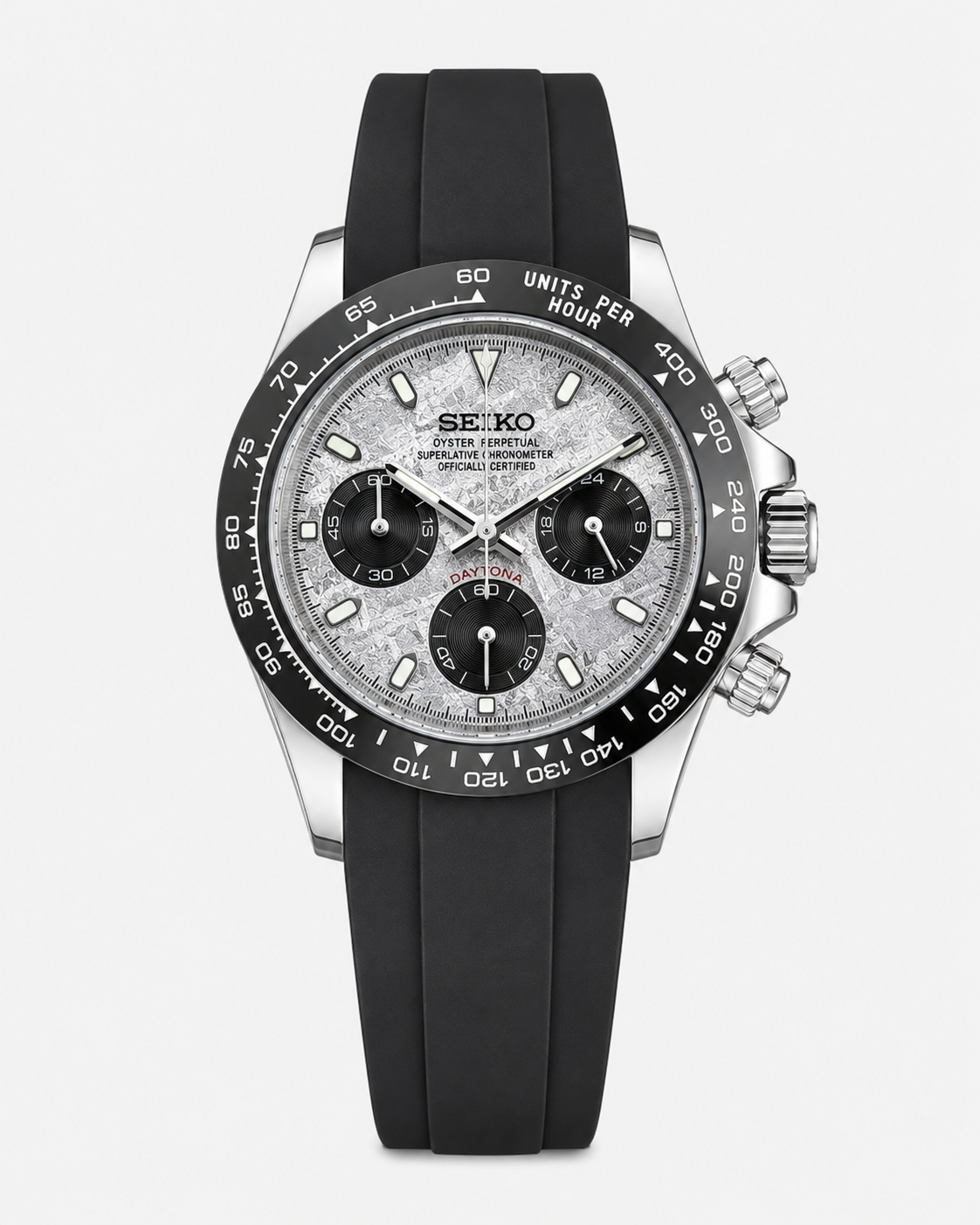 Seiko Mod Daytona - Cadran Panda Racer