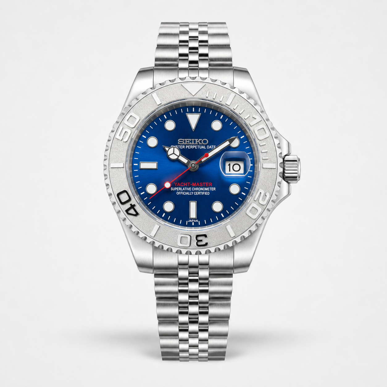 Seiko Mod Yacht-Master II – Blue Red Regatta