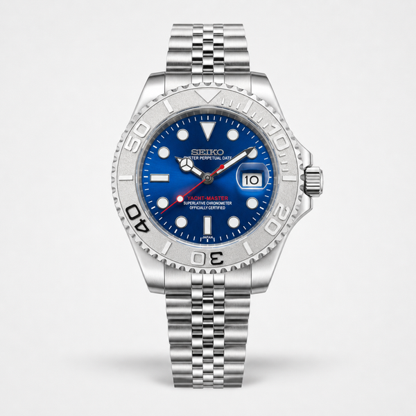 Seiko Mod Yacht-Master II – Blue Red Regatta