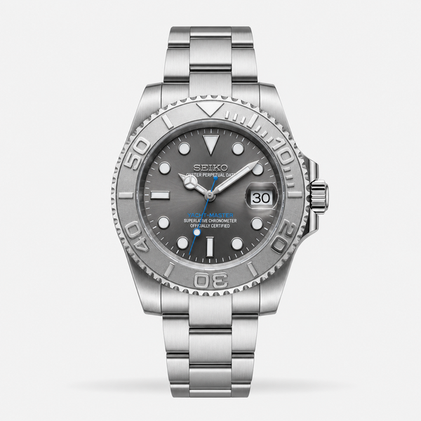 Seiko Mod Yacht-Master – Rhodium Grey