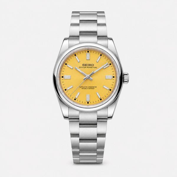 Seiko Mod Oyster Perpetual – Yellow