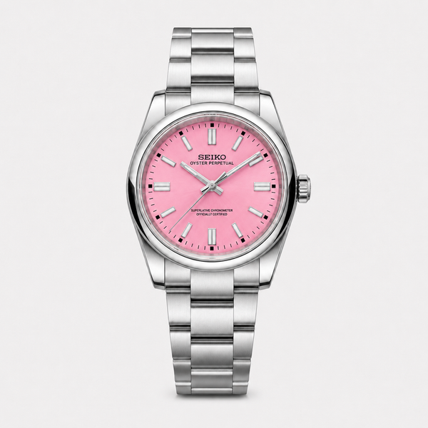 Seiko Mod Oyster Perpetual – Candy Pink